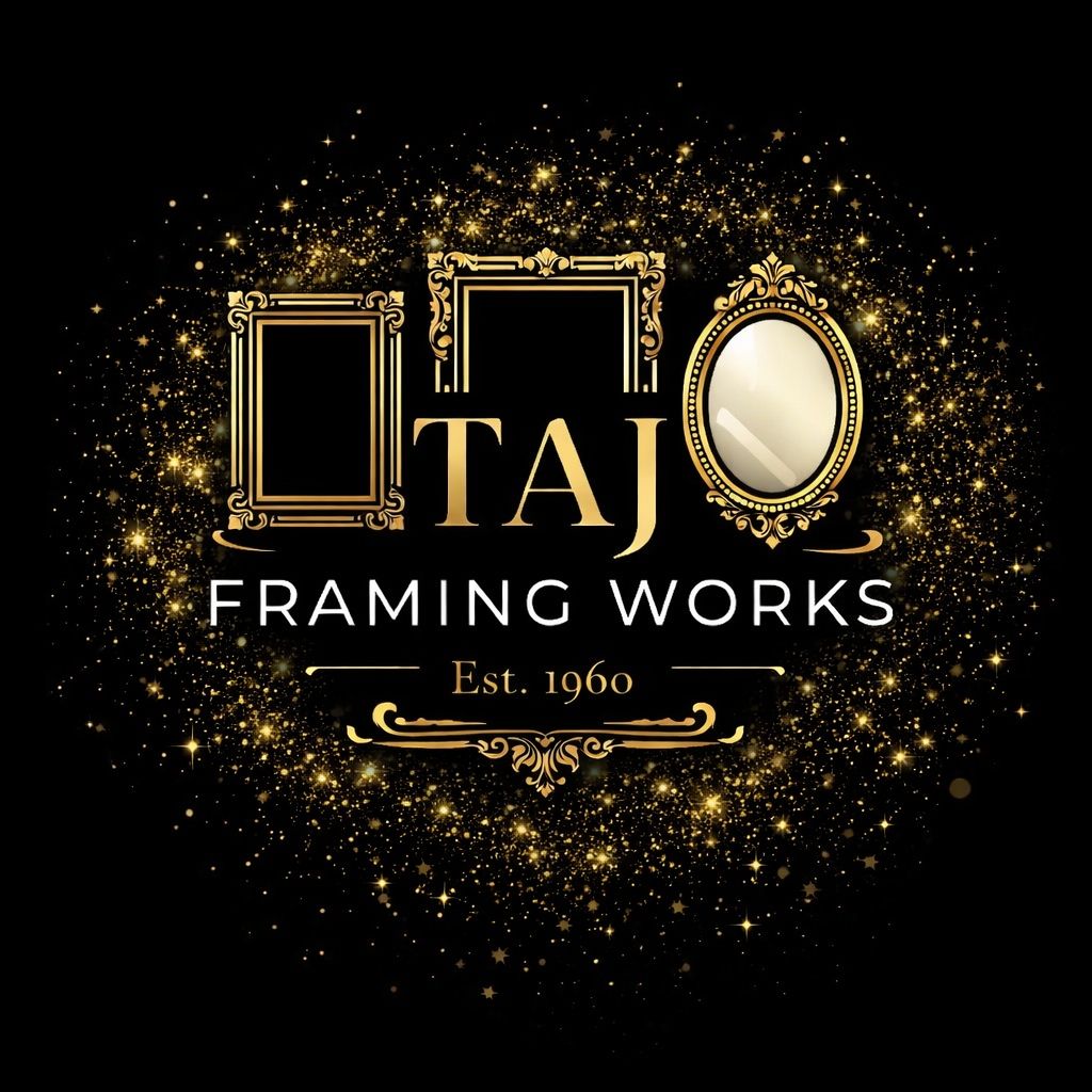 TAJ Framing Works Logo